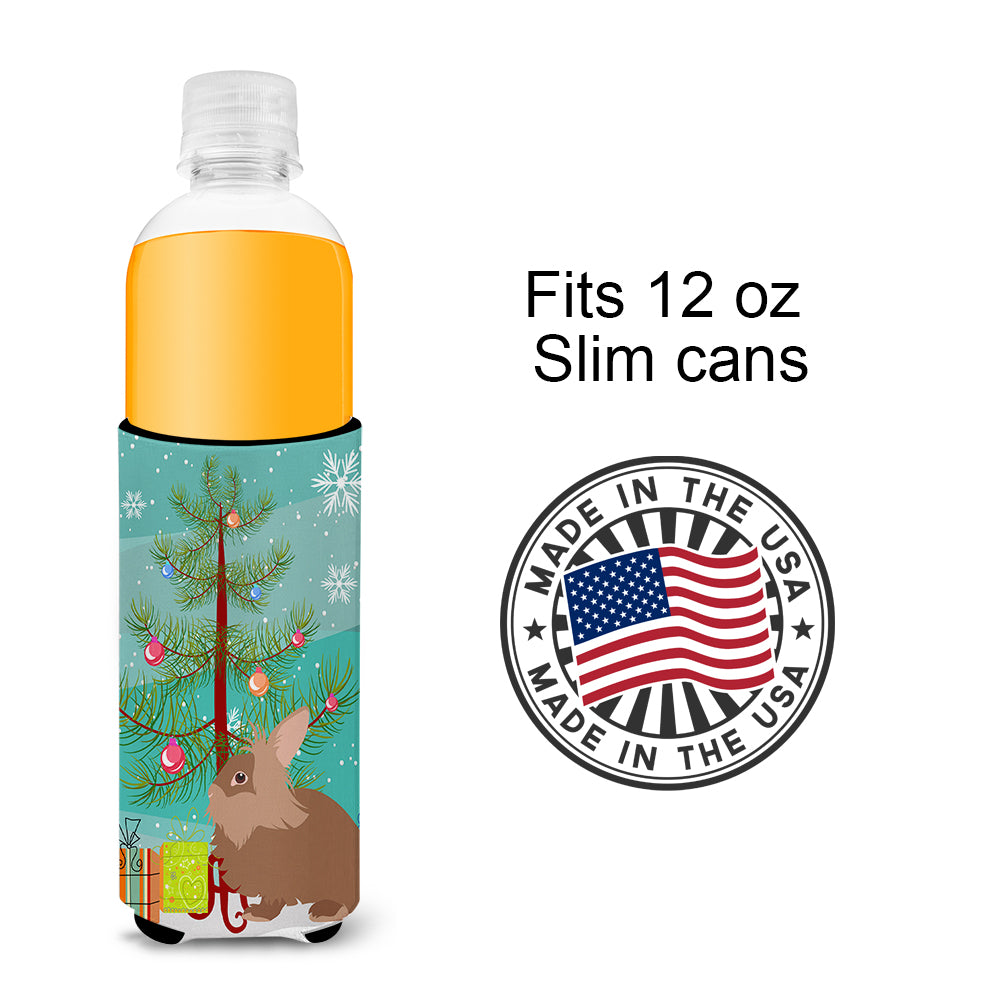 Lionhead Rabbit Christmas  Ultra Hugger for slim cans BB9327MUK  the-store.com.