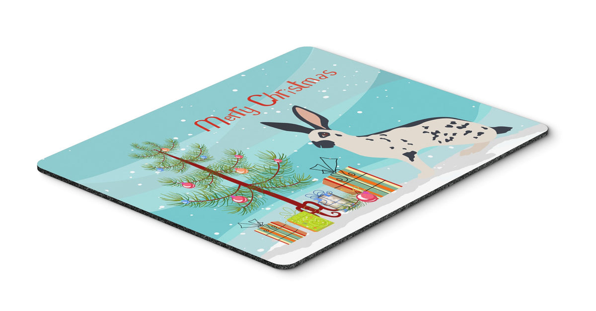 English Spot Rabbit Christmas Mouse Pad, Hot Pad or Trivet BB9328MP by Caroline&#39;s Treasures
