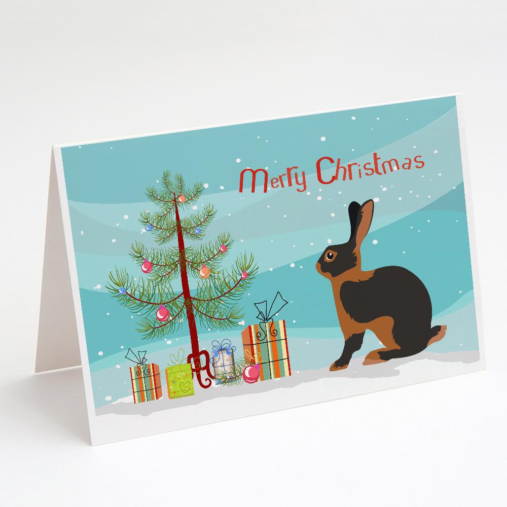 Buy this Tan Rabbit Christmas Greeting Cards and Envelopes Pack of 8