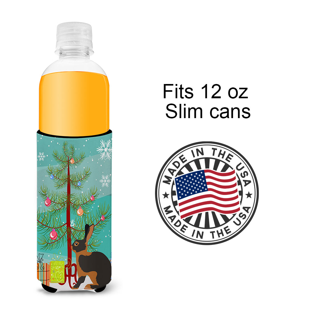 Tan Rabbit Christmas  Ultra Hugger for slim cans BB9330MUK  the-store.com.