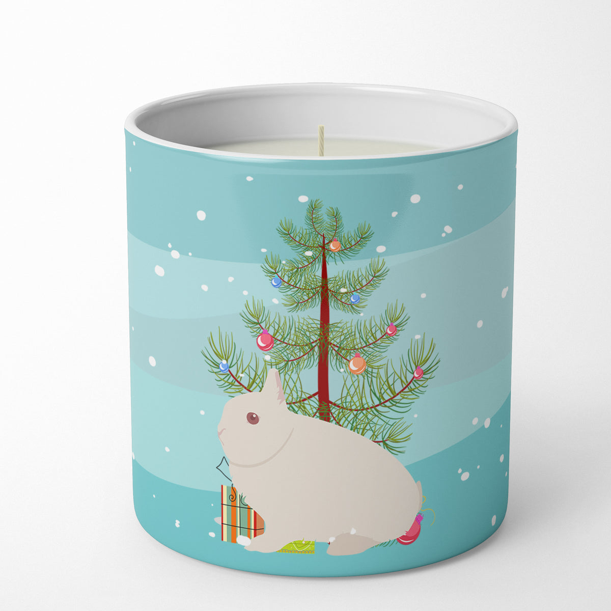 Buy this Hermelin Rabbit Christmas 10 oz Decorative Soy Candle