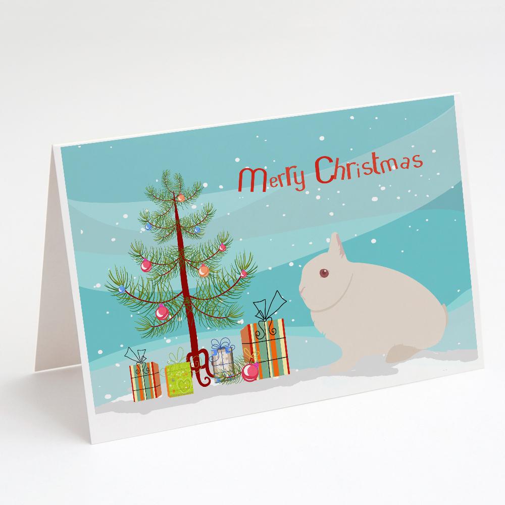 Buy this Hermelin Rabbit Christmas Greeting Cards and Envelopes Pack of 8