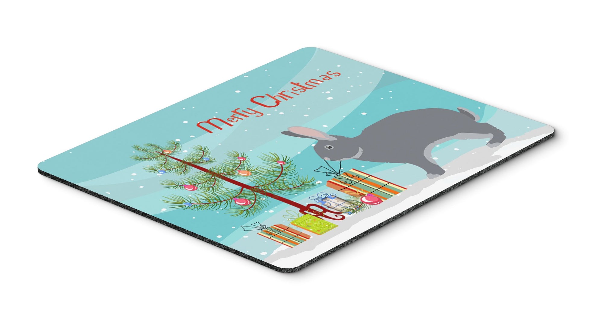 Giant Chinchilla Rabbit Christmas Mouse Pad, Hot Pad or Trivet BB9333MP by Caroline's Treasures