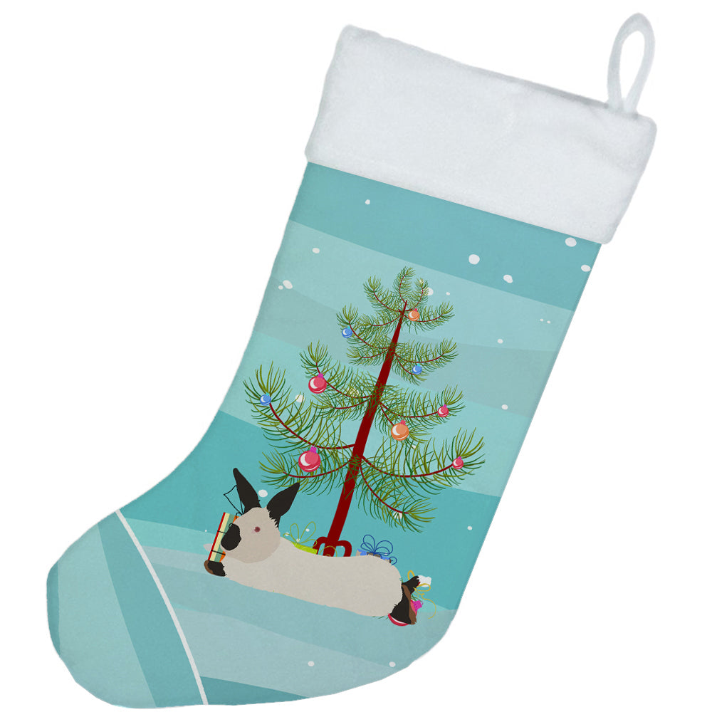 Caroline's Treasures California White Rabbit Christmas Christmas Stocking BB9334CS