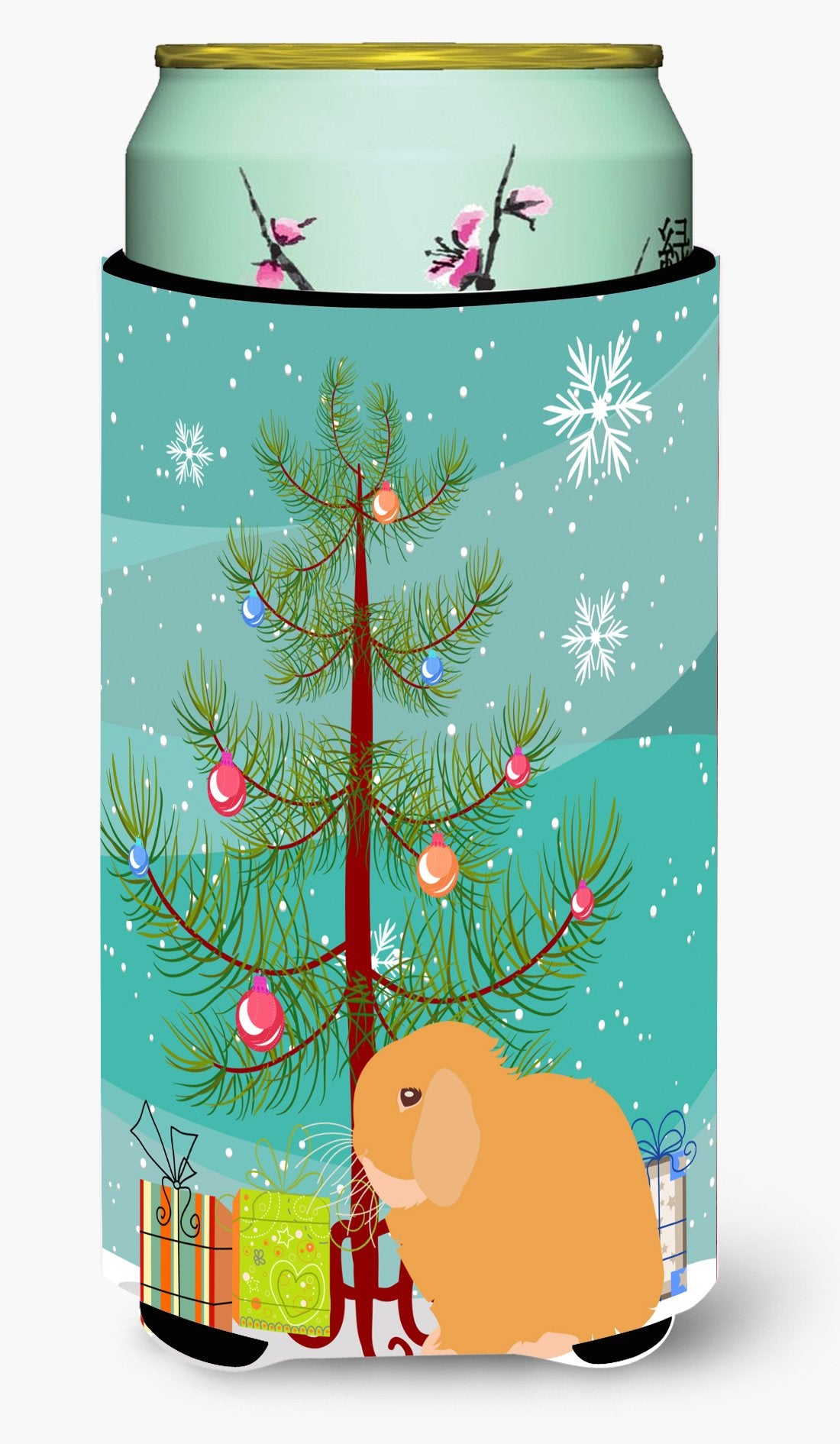 Holland Lop Rabbit Christmas Tall Boy Beverage Insulator Hugger BB9335TBC by Caroline&#39;s Treasures