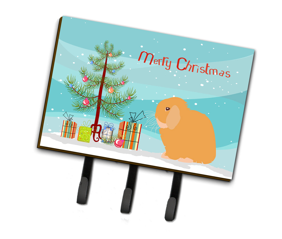 Holland Lop Rabbit Christmas Leash or Key Holder BB9335TH68  the-store.com.