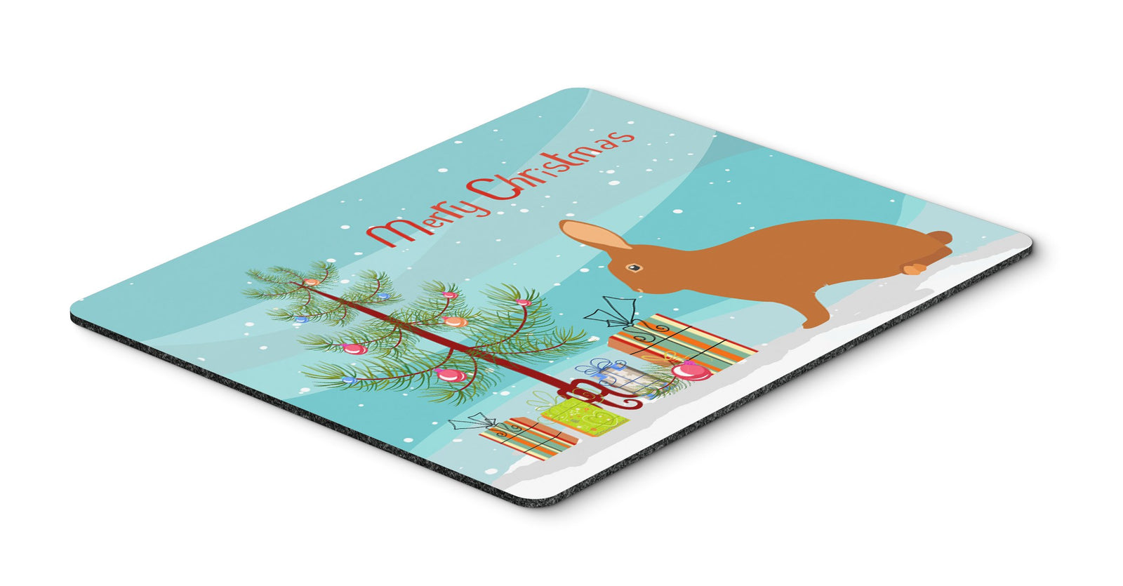 Rex Rabbit Christmas Mouse Pad, Hot Pad or Trivet BB9336MP by Caroline's Treasures