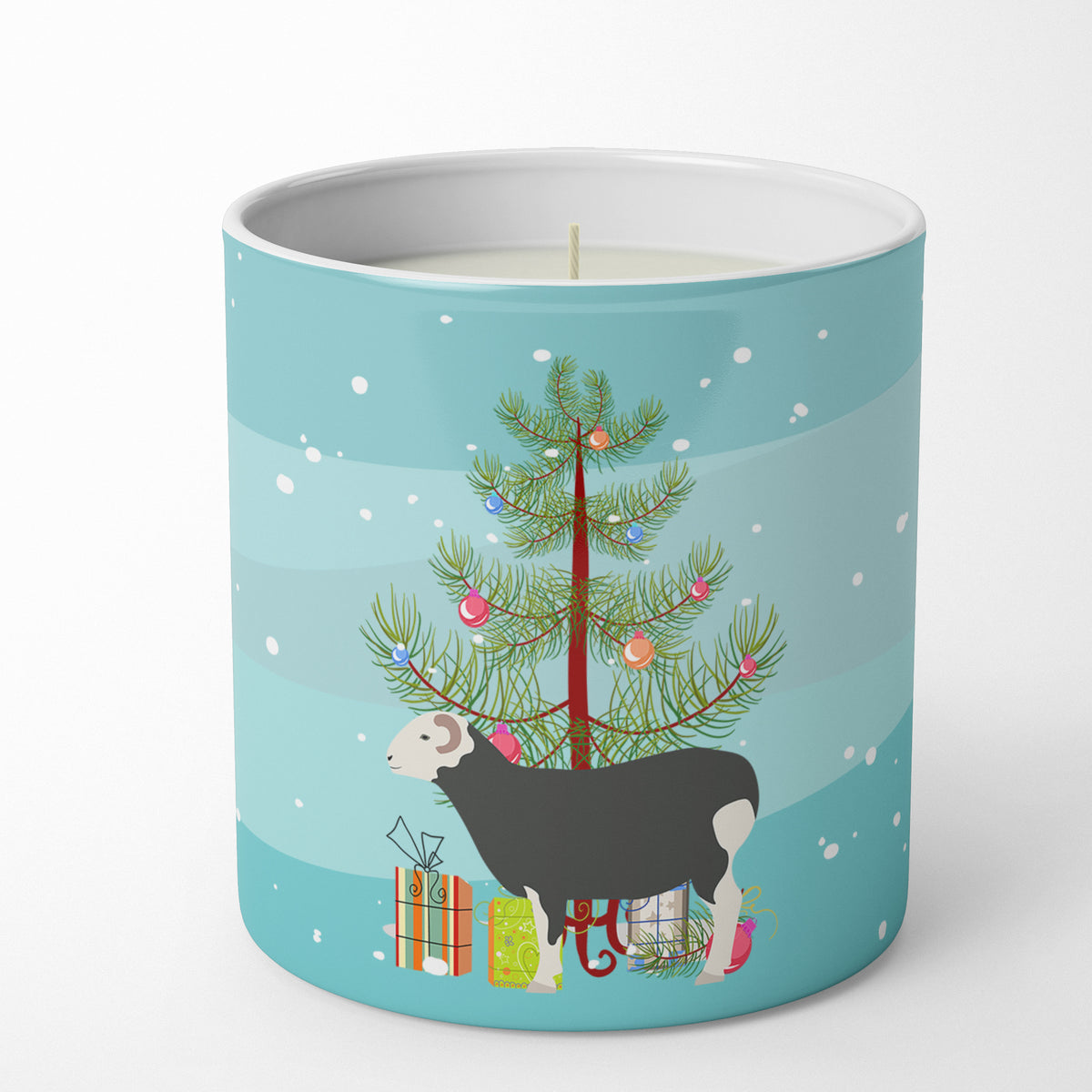 Buy this Herwick Sheep Christmas 10 oz Decorative Soy Candle