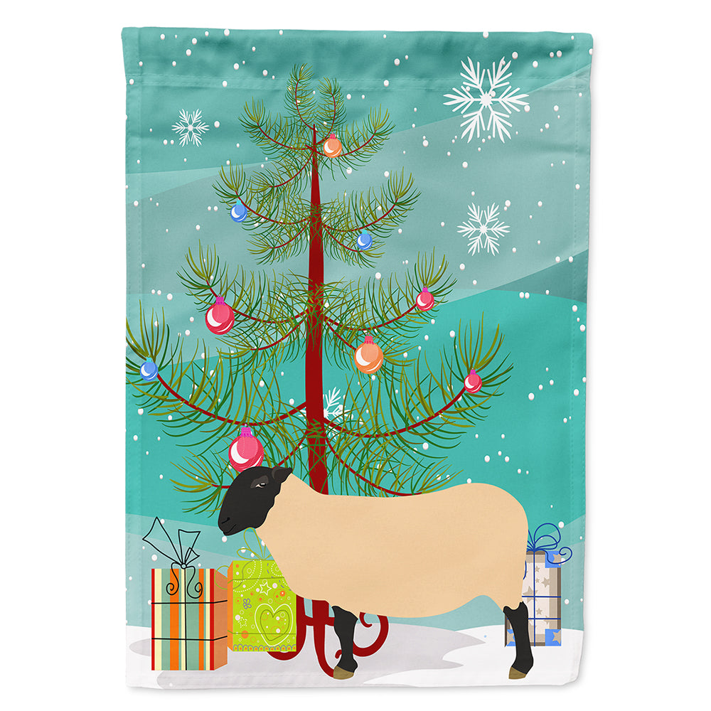 Suffolk Sheep Christmas Flag Canvas House Size BB9339CHF  the-store.com.