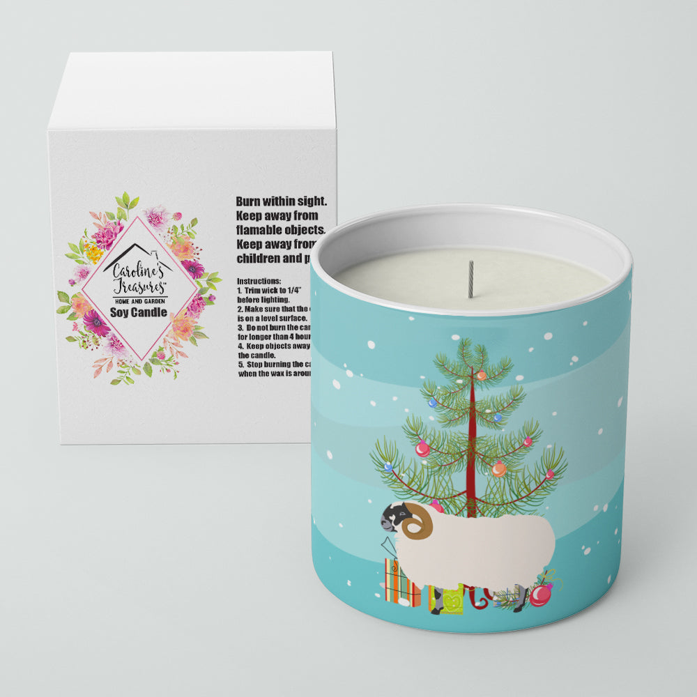 Buy this Scottish Blackface Sheep Christmas 10 oz Decorative Soy Candle