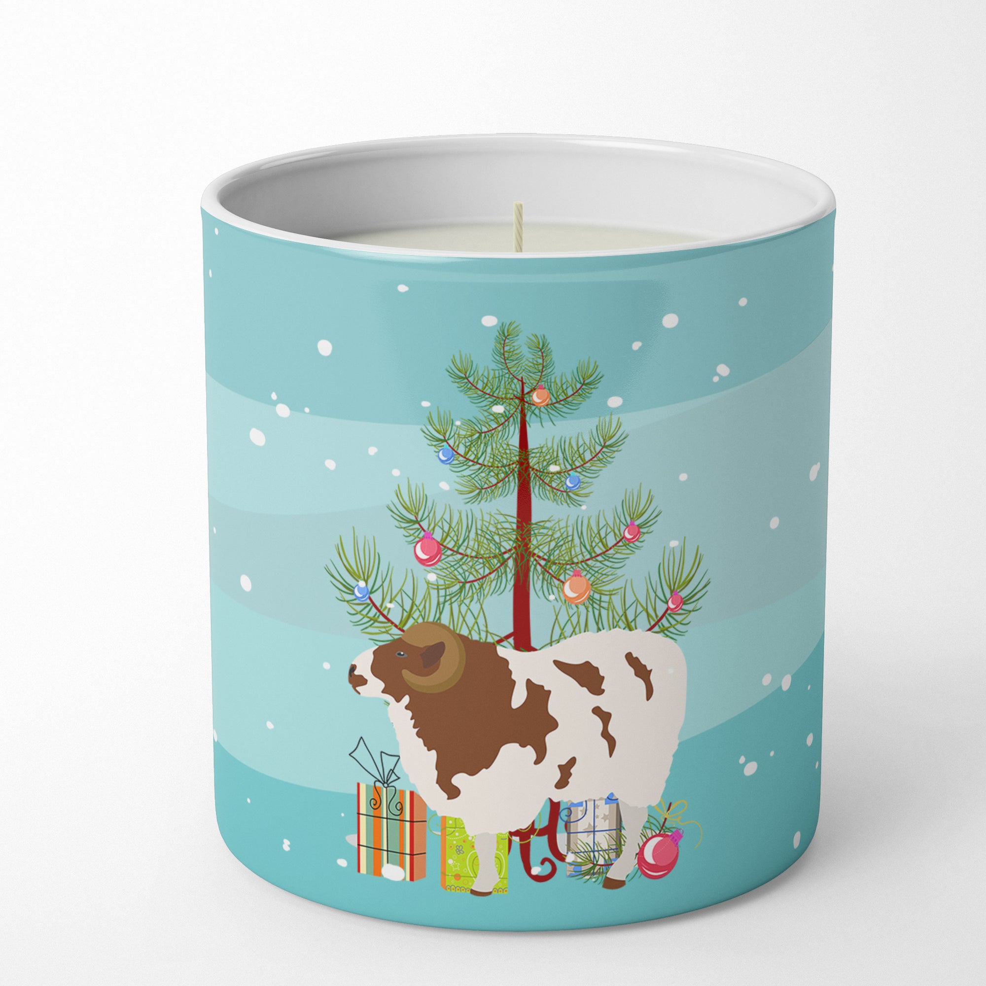 Buy this Jacob Sheep Christmas 10 oz Decorative Soy Candle