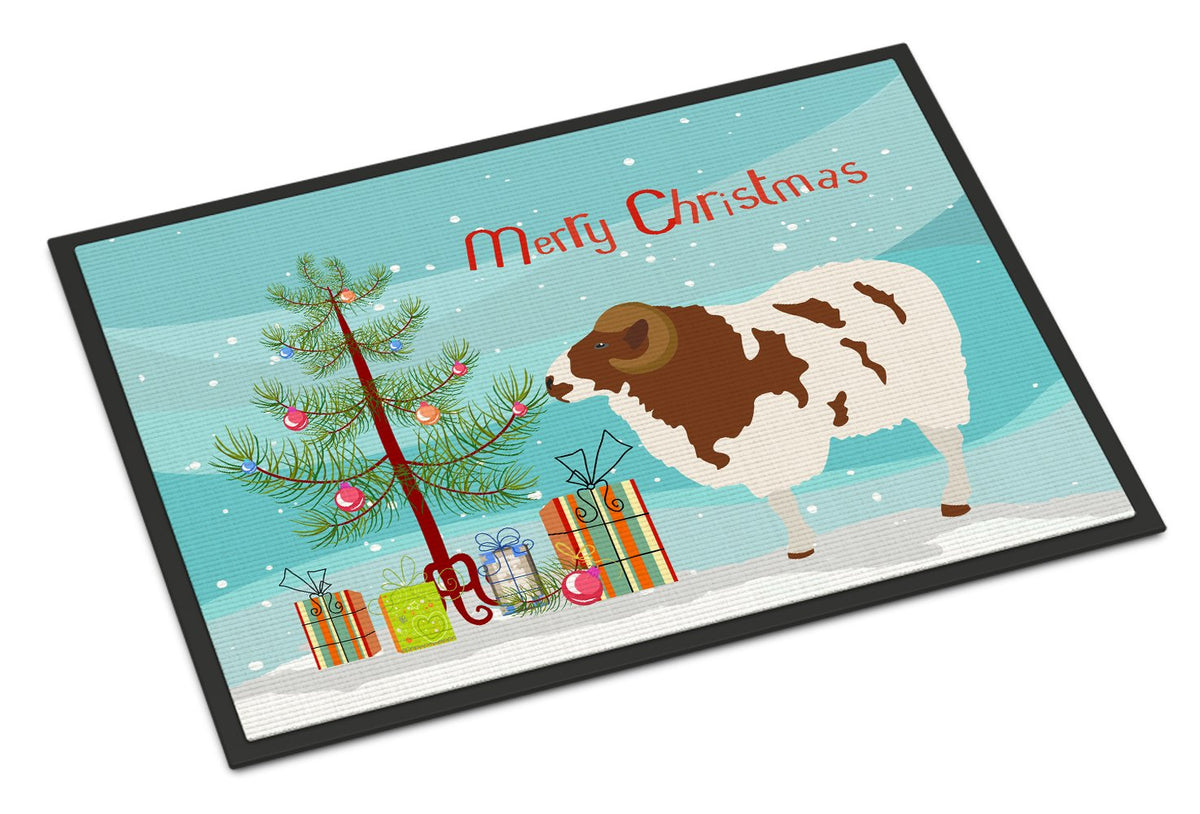 Jacob Sheep Christmas Indoor or Outdoor Mat 24x36 BB9342JMAT by Caroline&#39;s Treasures