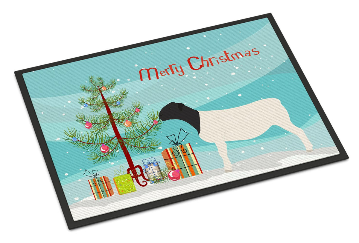 Dorper Sheep Christmas Indoor or Outdoor Mat 24x36 BB9345JMAT by Caroline&#39;s Treasures