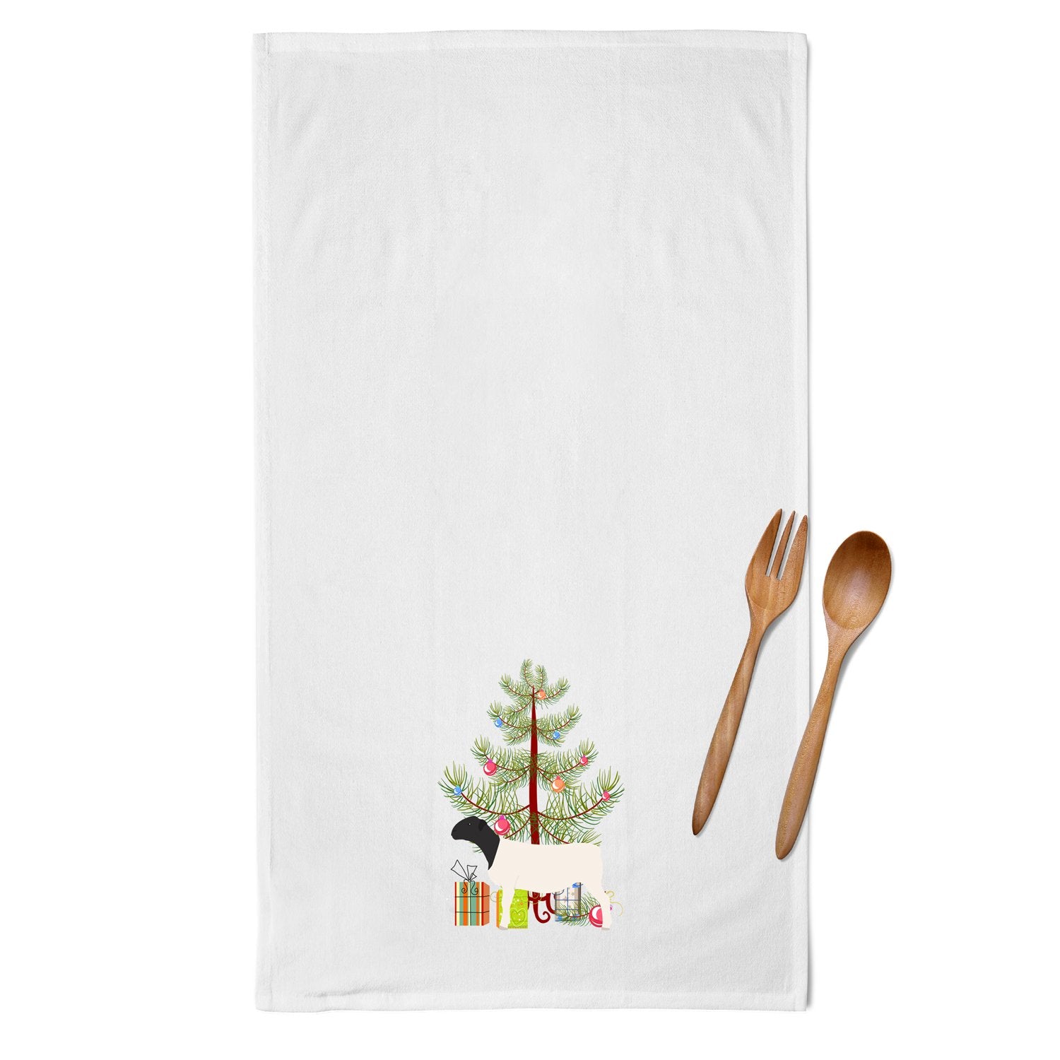 Caroline's Treasures Dorper Sheep Christmas Kitchen Towels – Set of 2 - Decorative & Absorbent Cotton | BB9345WTKT