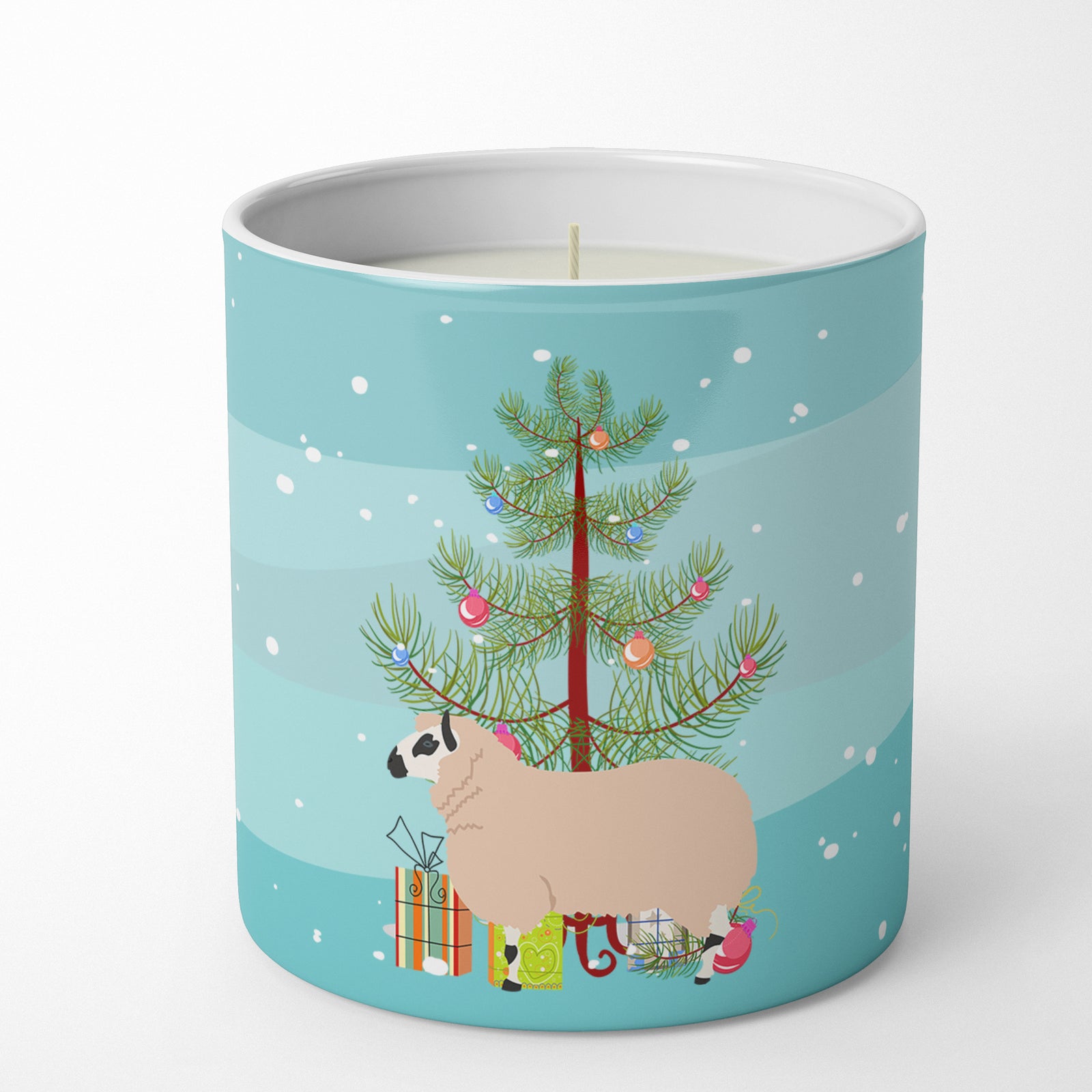 Buy this Kerry Hill Sheep Christmas 10 oz Decorative Soy Candle