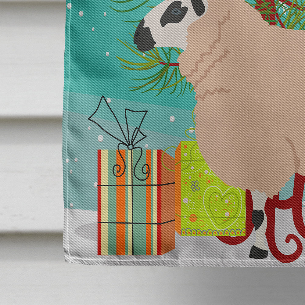 Kerry Hill Sheep Christmas Flag Canvas House Size BB9346CHF  the-store.com.