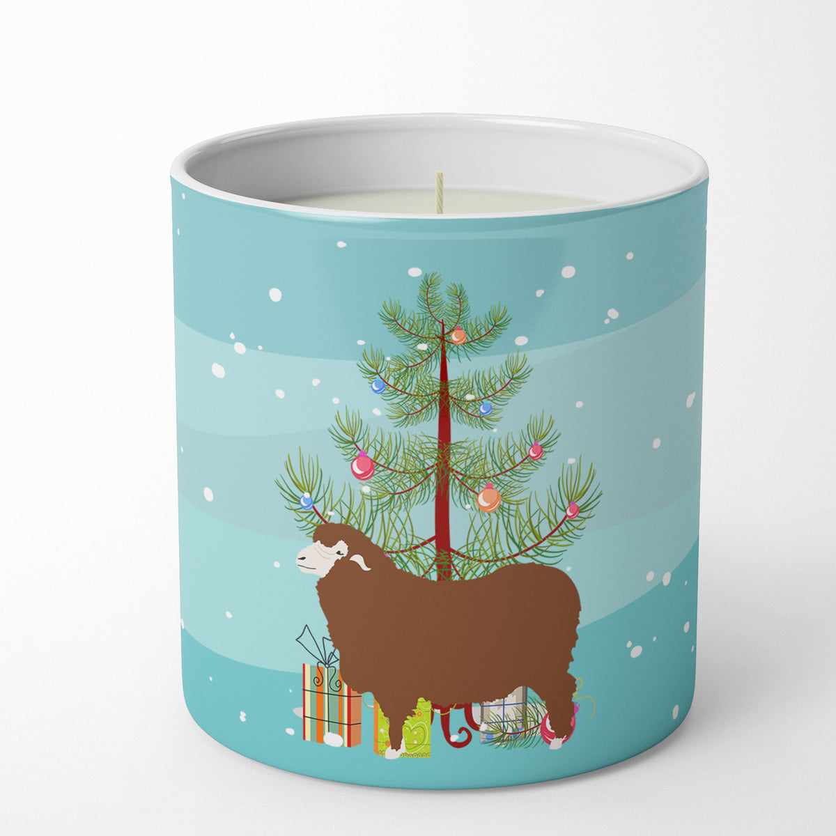Buy this Merino Sheep Christmas 10 oz Decorative Soy Candle