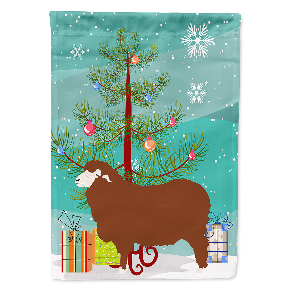 Merino Sheep Christmas Flag Canvas House Size BB9348CHF