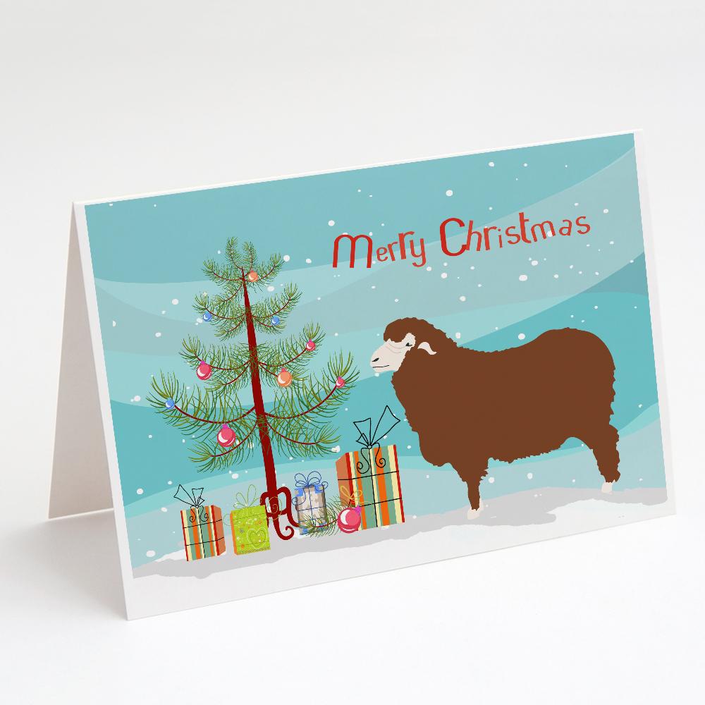 Buy this Merino Sheep Christmas Greeting Cards and Envelopes Pack of 8