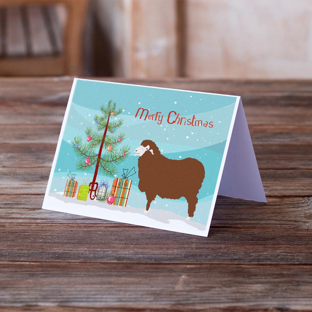 Merino Sheep Christmas Greeting Cards and Envelopes Pack of 8 - the-store.com