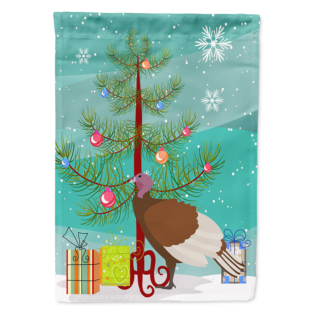 Bourbon Red Turkey Hen Christmas Flag Canvas House Size BB9349CHF  the-store.com.