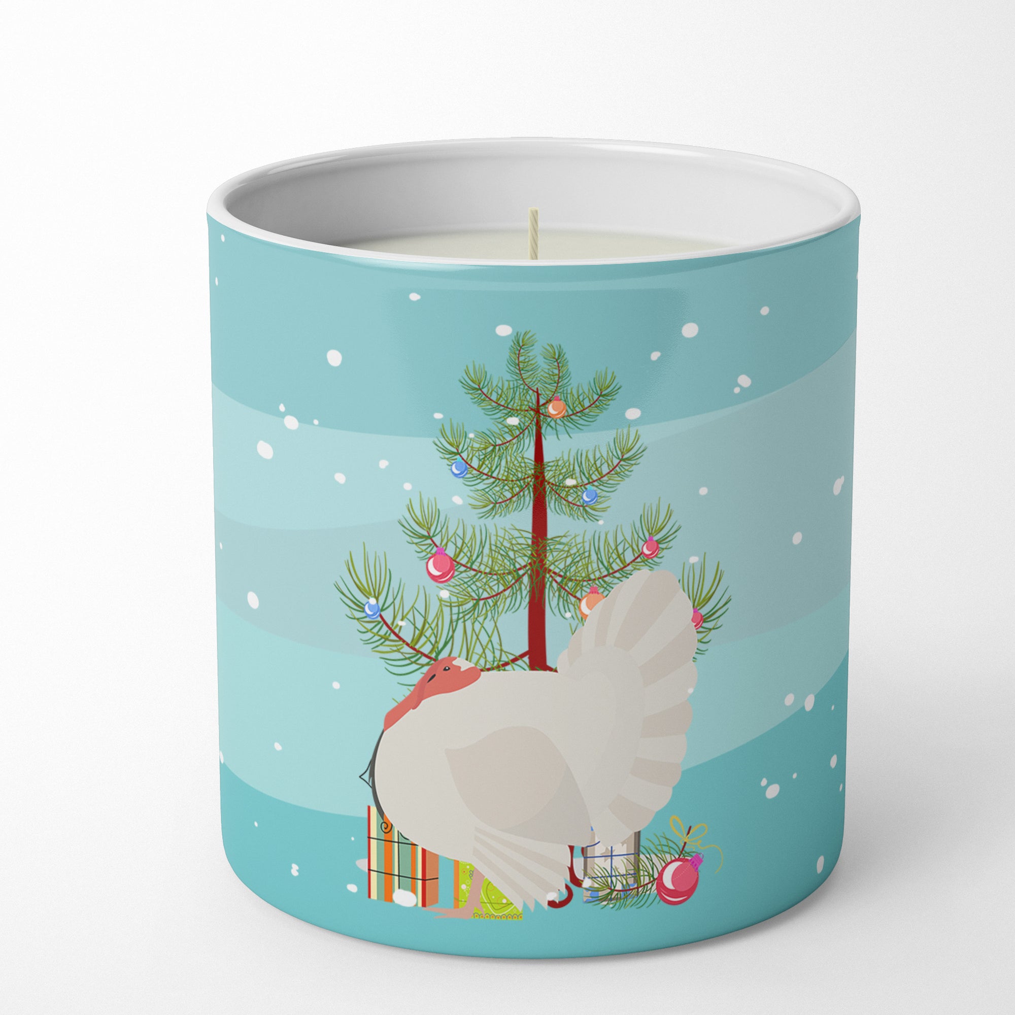 Buy this White Holland Turkey Christmas 10 oz Decorative Soy Candle