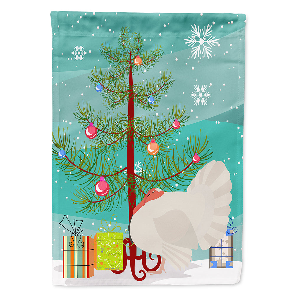 White Holland Turkey Christmas Flag Canvas House Size BB9350CHF  the-store.com.