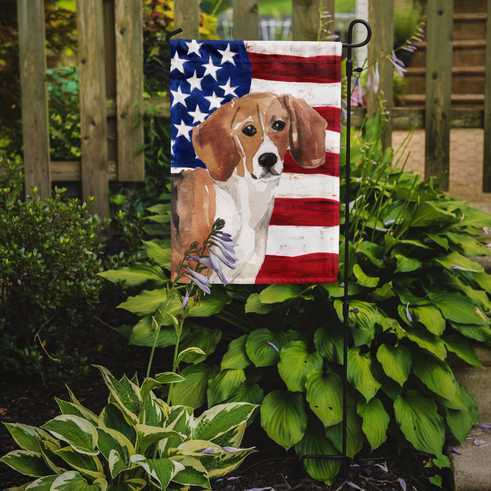 Beagle Patriotic Flag Garden Size BB9369GF  the-store.com.
