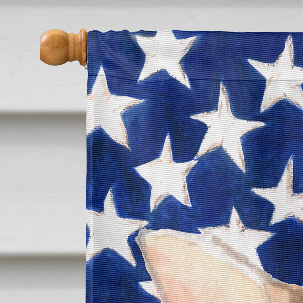 Chihuahua Patriotic Flag Canvas House Size BB9376CHF