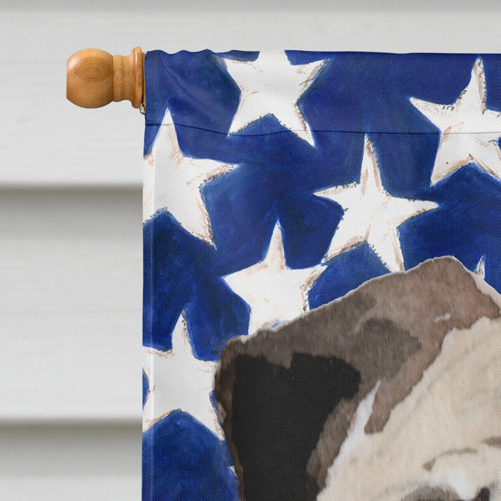 Fawn Pug Patriotic Flag Canvas House Size BB9391CHF  the-store.com.