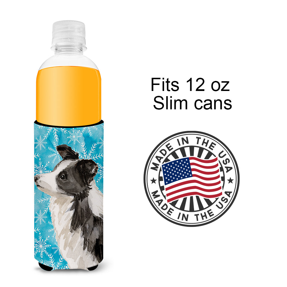 Border Collie Winter  Ultra Hugger for slim cans BB9443MUK