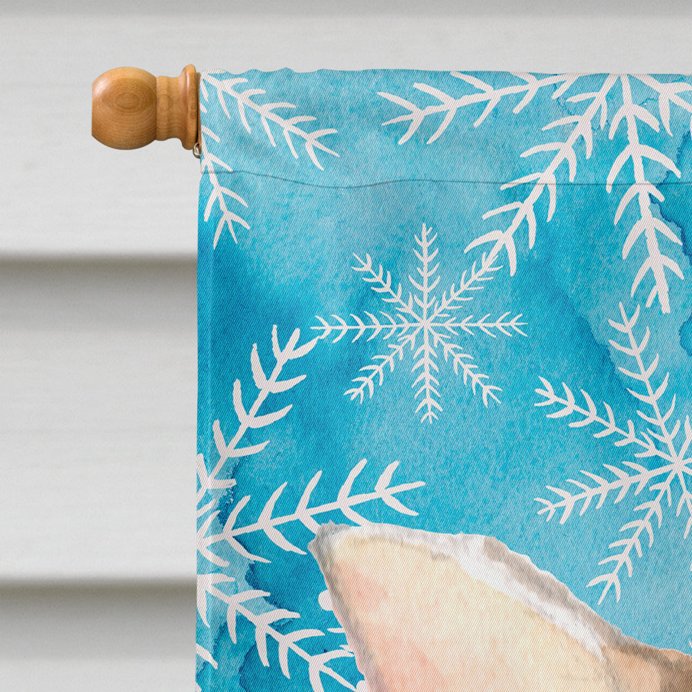 Chihuahua Winter Flag Canvas House Size BB9446CHF
