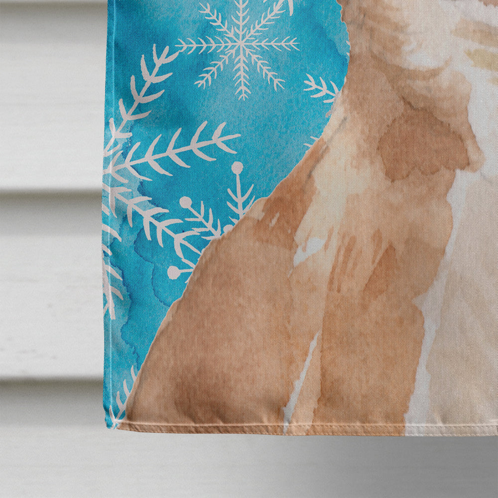 Chihuahua Winter Flag Canvas House Size BB9446CHF