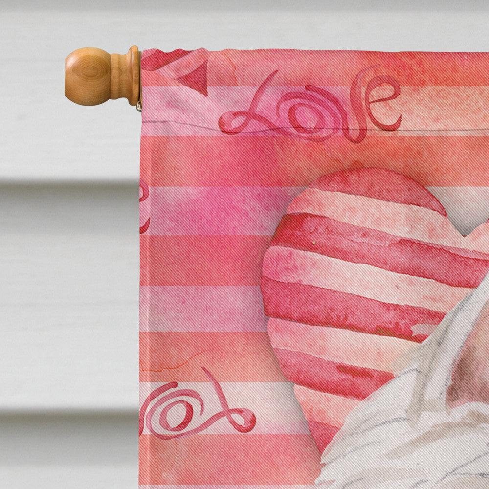 Westie Love Flag Canvas House Size BB9464CHF  the-store.com.