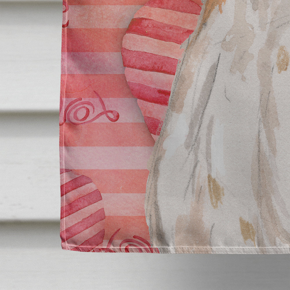 Brittany Spaniel Love Flag Canvas House Size BB9469CHF