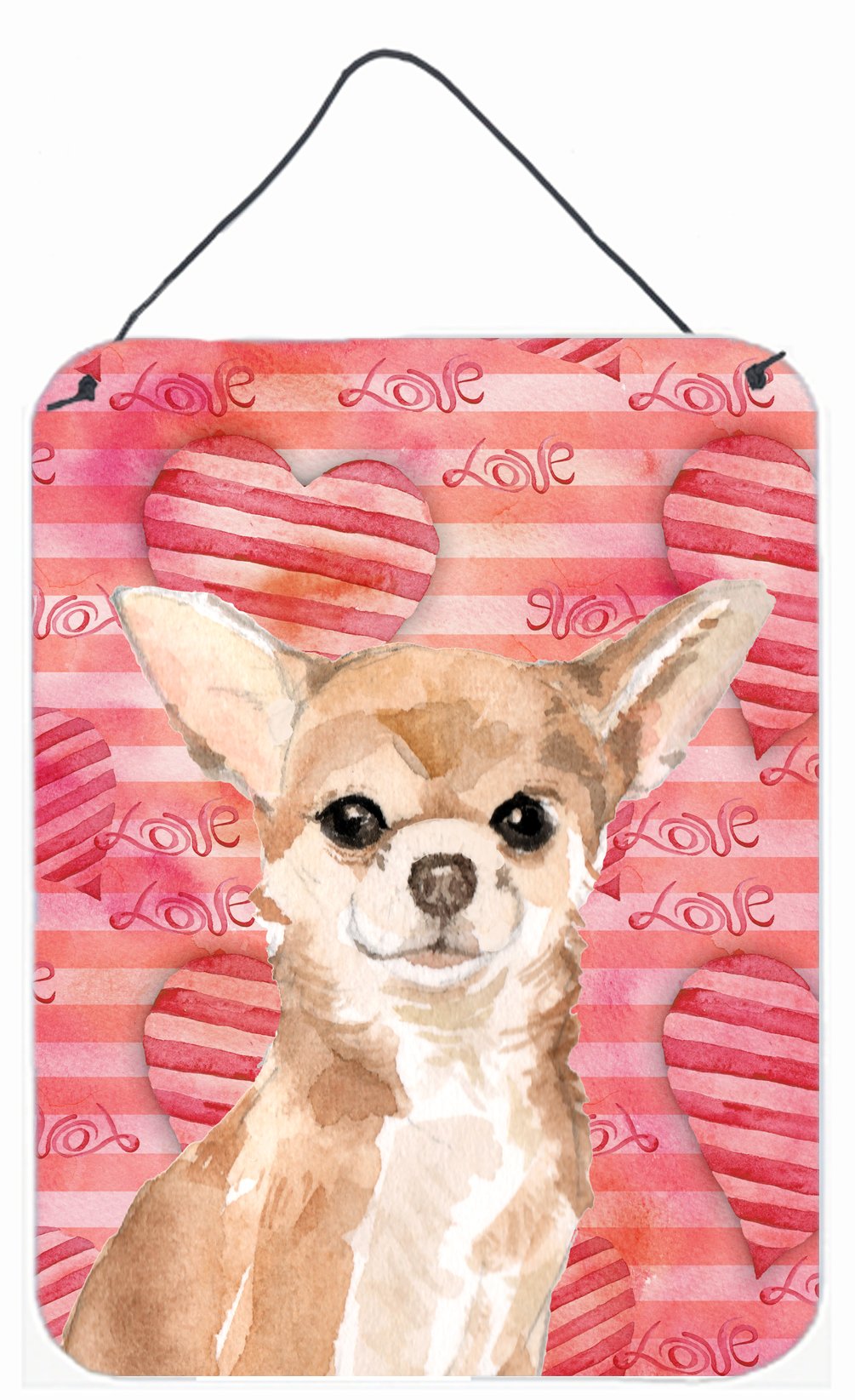Chihuahua Love Wall or Door Hanging Prints BB9481DS1216 by Caroline&#39;s Treasures