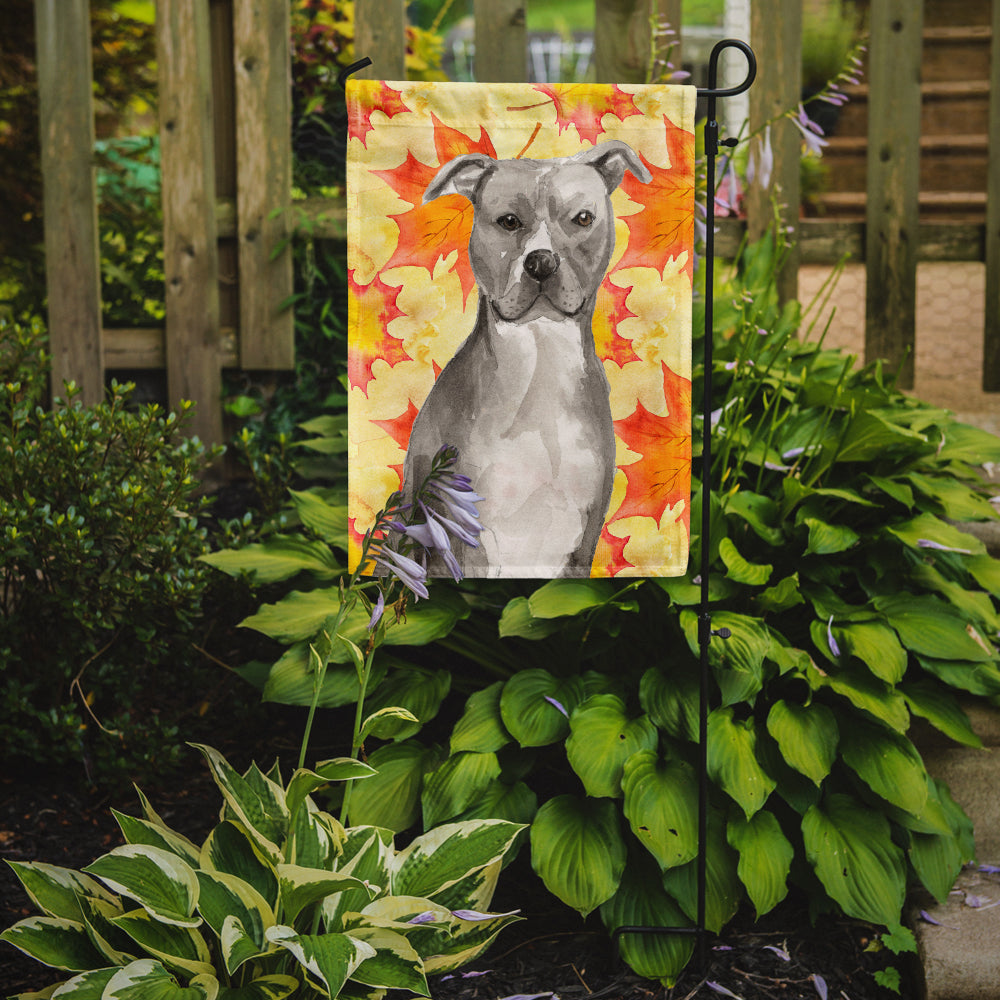 Staffordshire Bull Terrier Fall Flag Garden Size BB9500GF