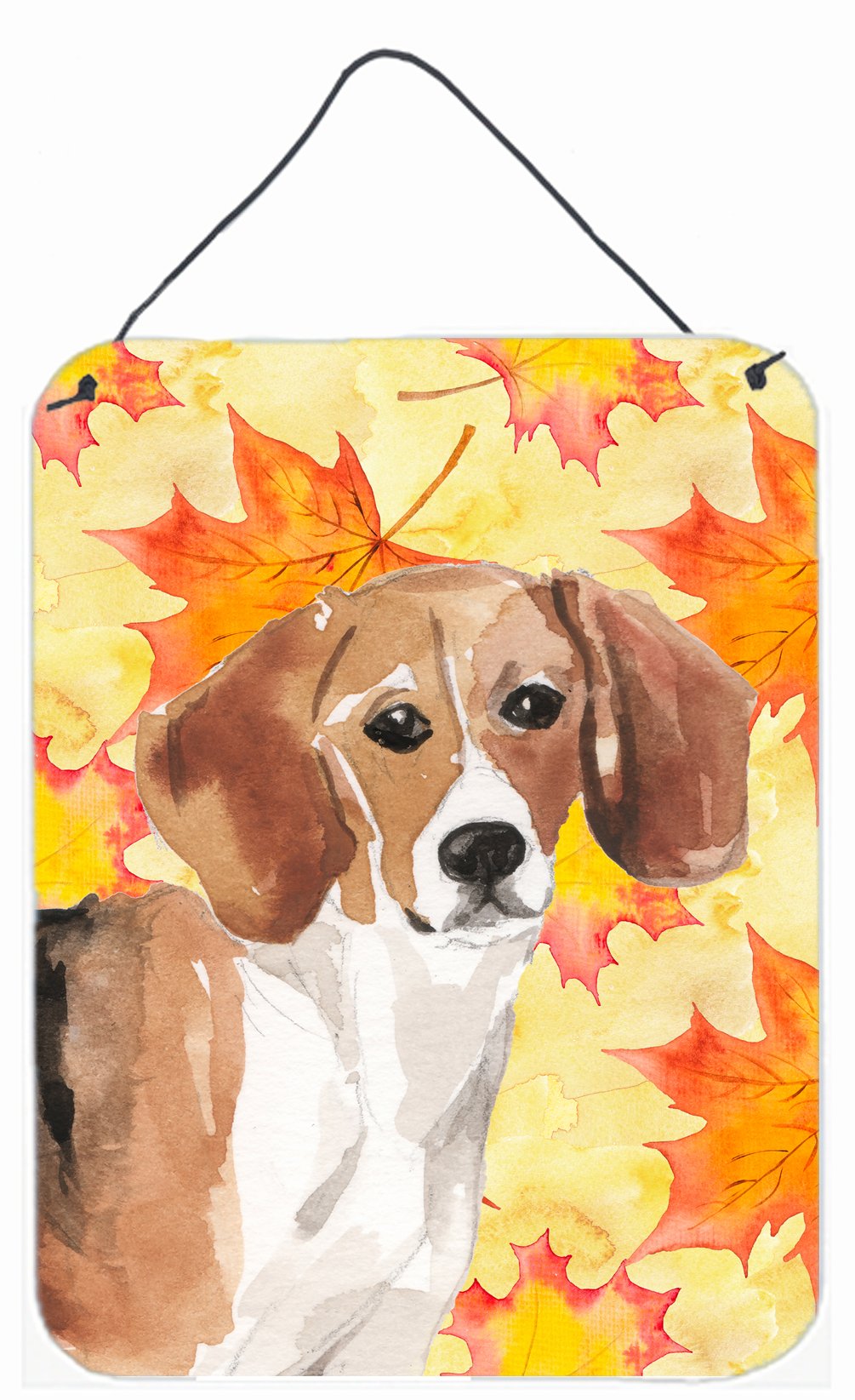 Beagle Fall Wall or Door Hanging Prints BB9509DS1216 by Caroline&#39;s Treasures