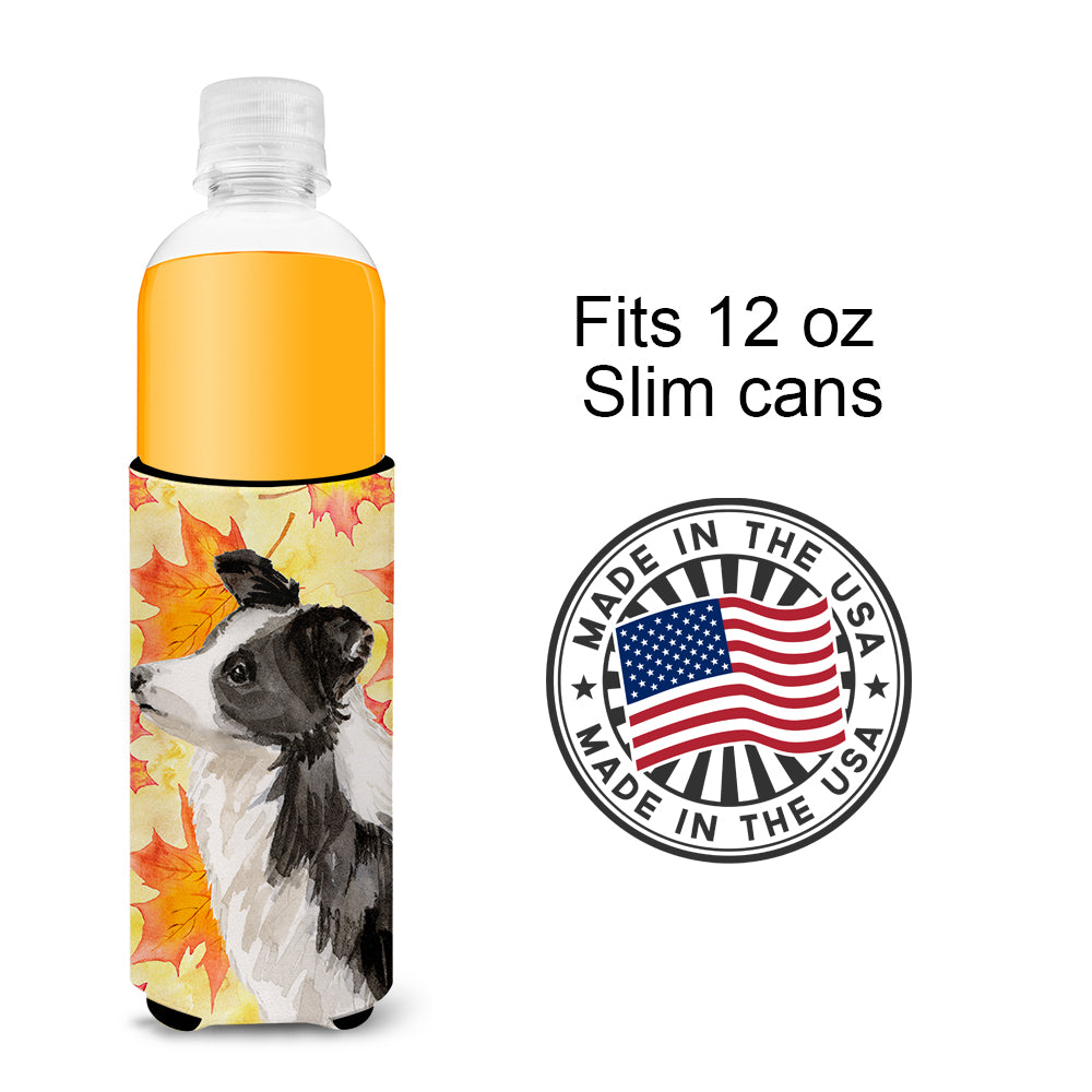 Border Collie Fall  Ultra Hugger for slim cans BB9513MUK  the-store.com.