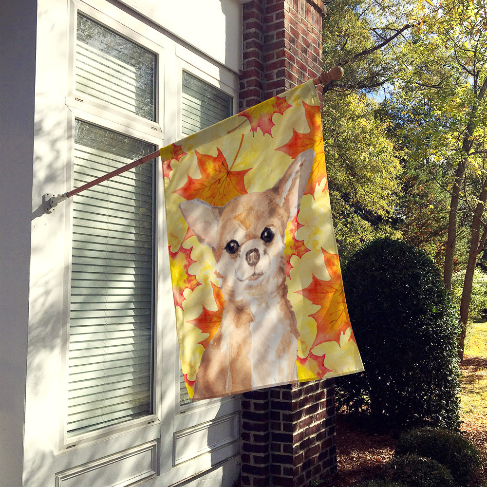 Chihuahua Fall Flag Canvas House Size BB9516CHF