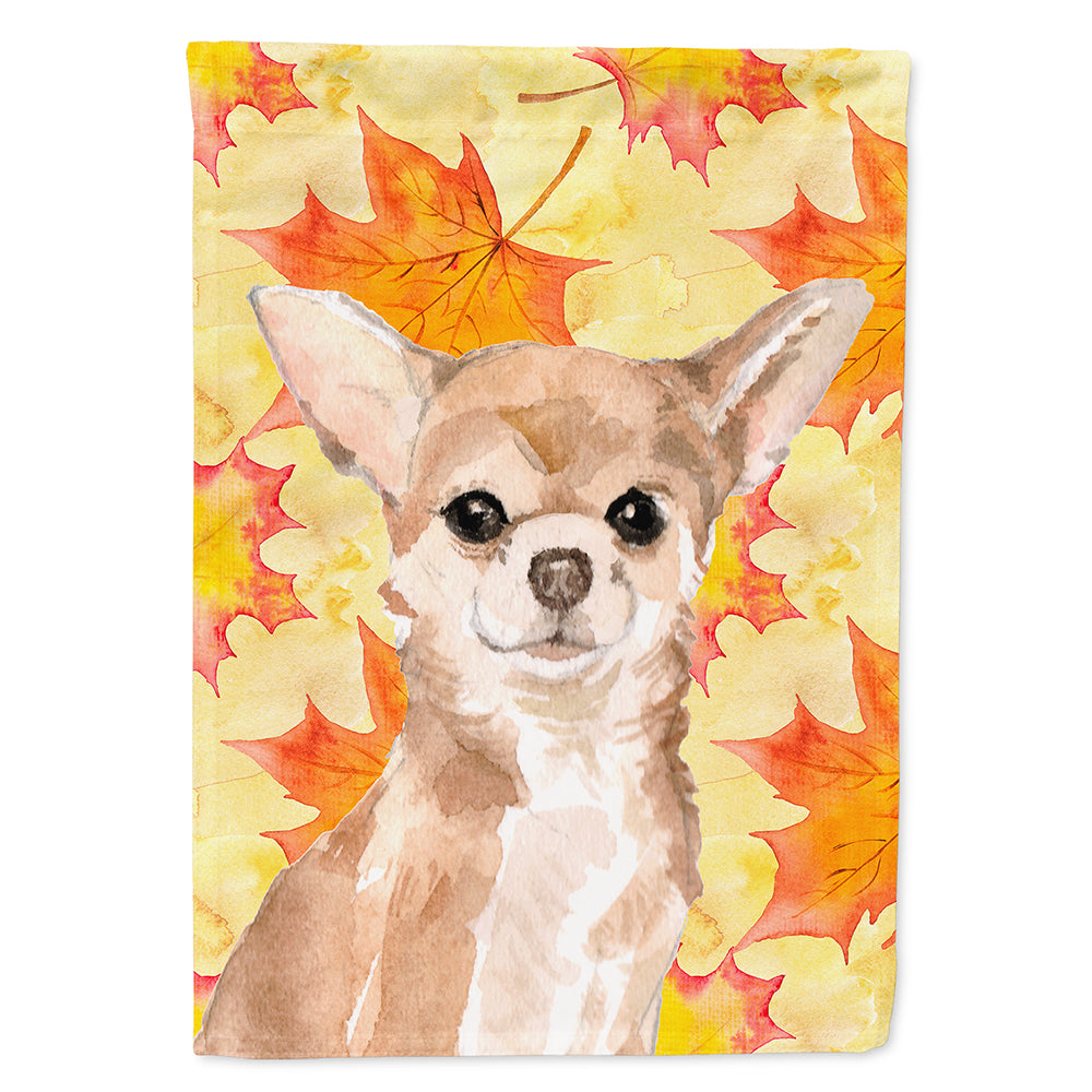 Chihuahua Fall Flag Canvas House Size BB9516CHF
