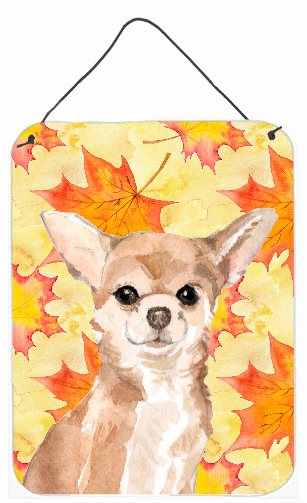 Chihuahua Fall Wall or Door Hanging Prints BB9516DS1216 by Caroline&#39;s Treasures