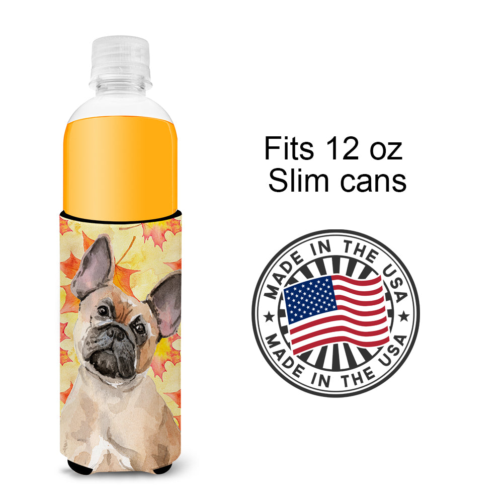 Fawn French Bulldog Fall  Ultra Hugger for slim cans BB9522MUK