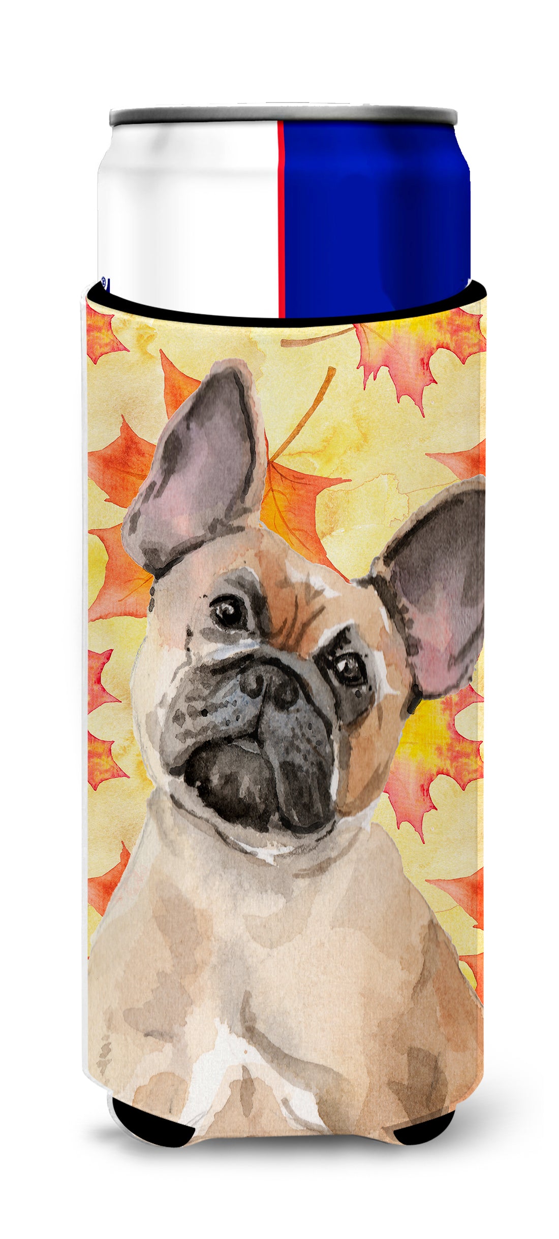 Fawn French Bulldog Fall  Ultra Hugger for slim cans BB9522MUK  the-store.com.