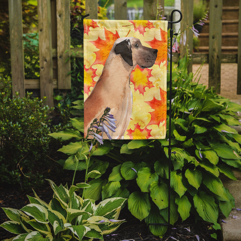 Fawn Natural Great Dane Fall Flag Garden Size BB9524GF  the-store.com.