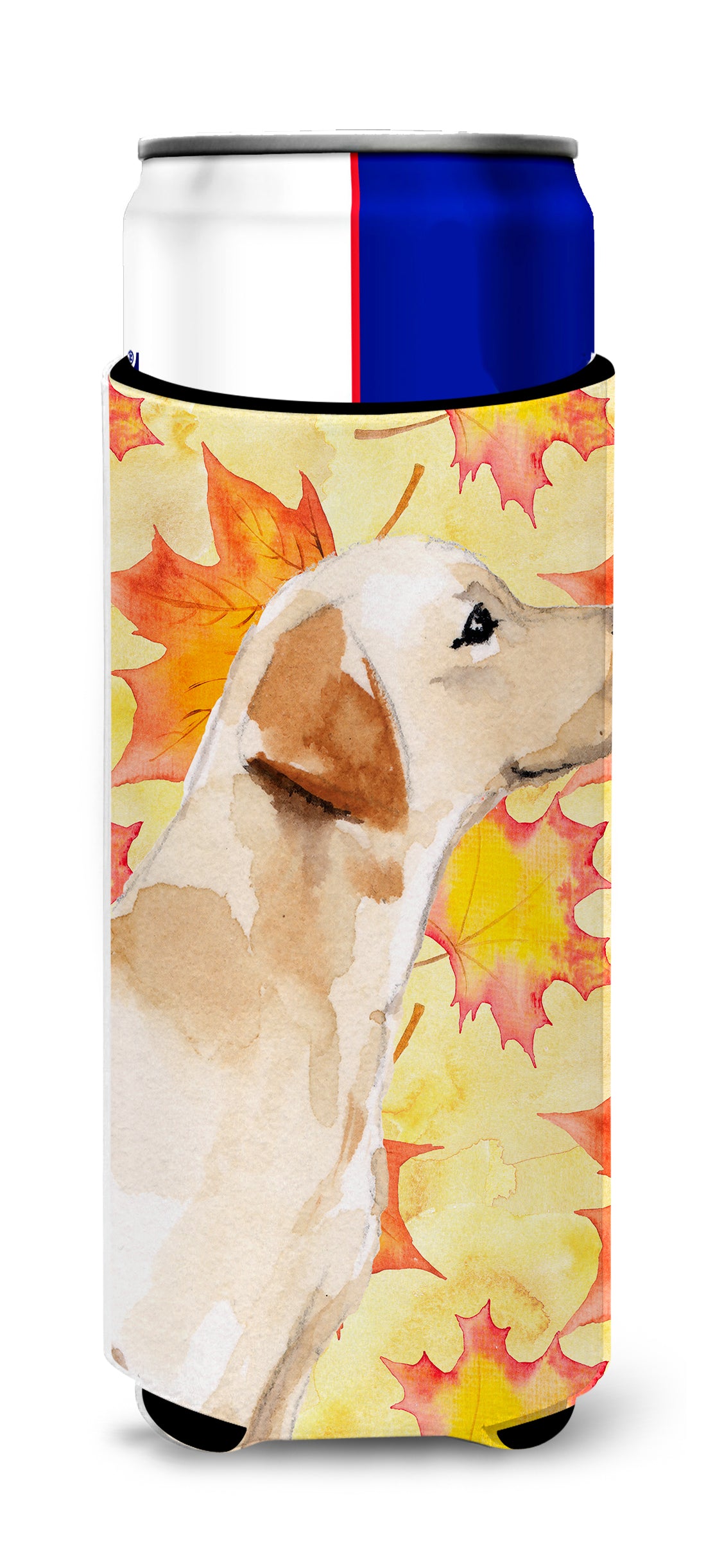 Yellow Labrador #2 Fall  Ultra Hugger for slim cans BB9528MUK  the-store.com.