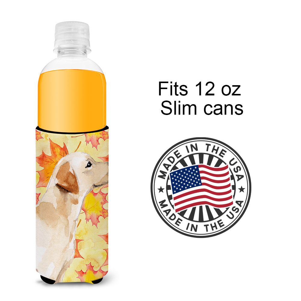 Yellow Labrador #2 Fall  Ultra Hugger for slim cans BB9528MUK