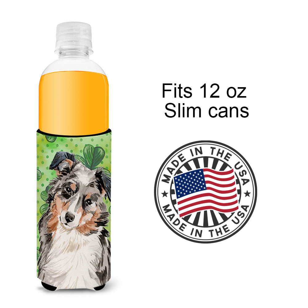 Australian Shepherd St. Patrick's  Ultra Hugger for slim cans BB9537MUK