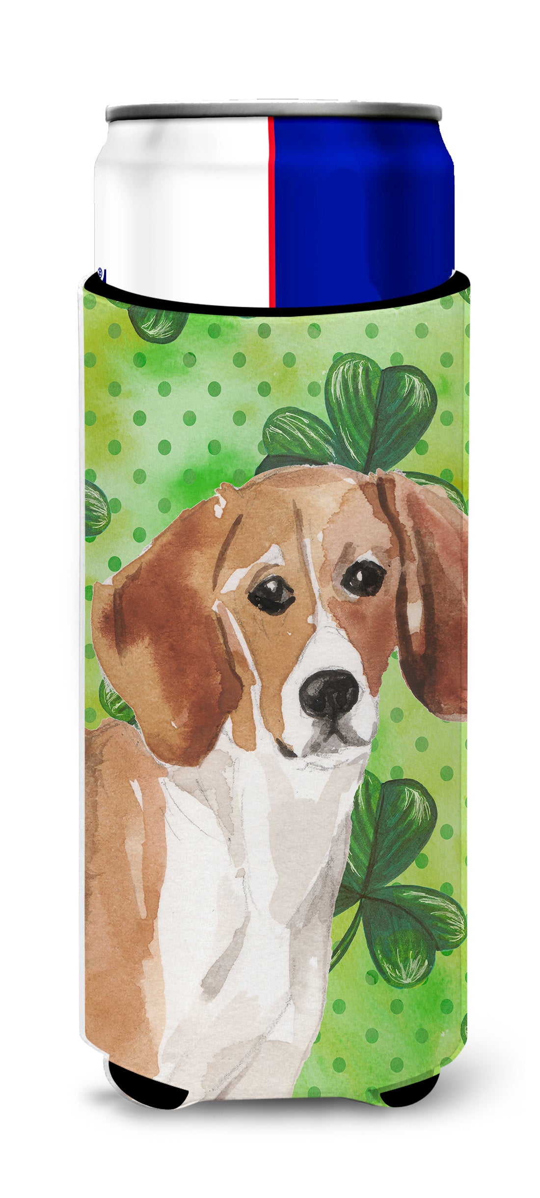 Beagle St. Patrick&#39;s  Ultra Hugger for slim cans BB9544MUK  the-store.com.