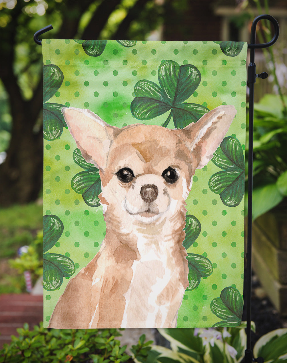 Chihuahua St. Patrick's Flag Garden Size BB9551GF  the-store.com.